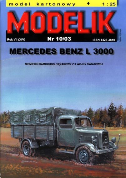 Modelik - 10/2003 - Грузовик Mercedes-Benz L 3000