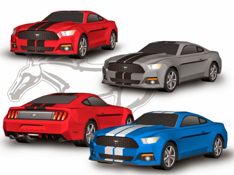 Автомобиль Ford Mustang GT