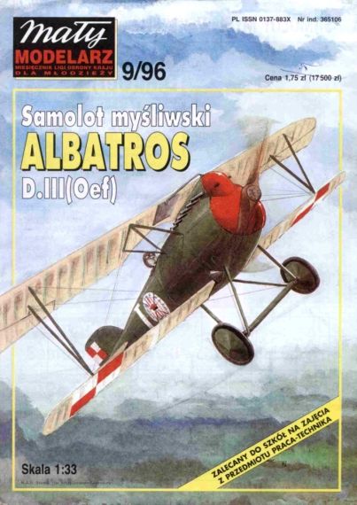 Maly Modelarz - 9/1996 - Истребитель Albatros D.III