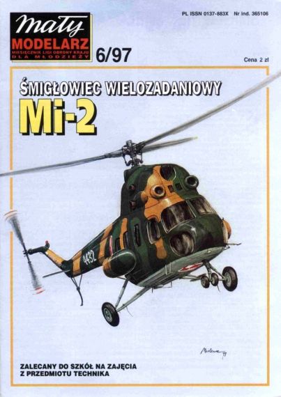 Maly Modelarz - 6/1997 - Вертолет Ми-2