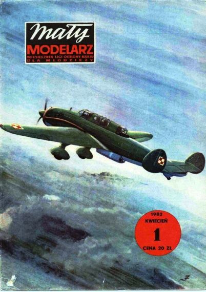 Maly Modelarz - 1/1982 - Бомбардировщик PZL P-46 Sum