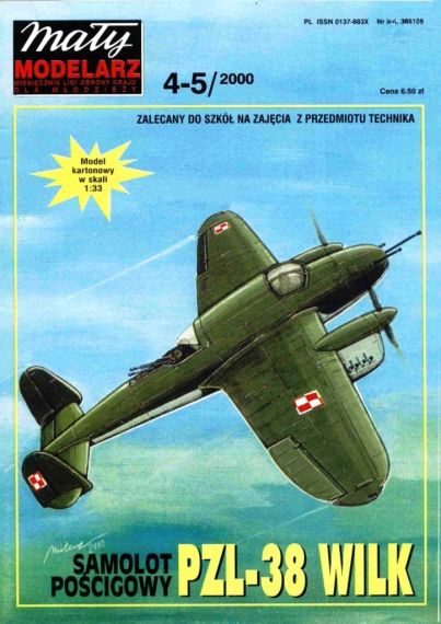 Maly Modelarz - 4-5/2000 - Истребитель PZL P-38 Wilk