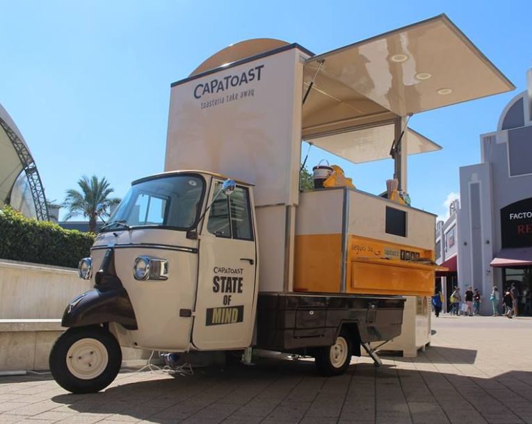 Грузовик Piaggio Ape MP Streetfood