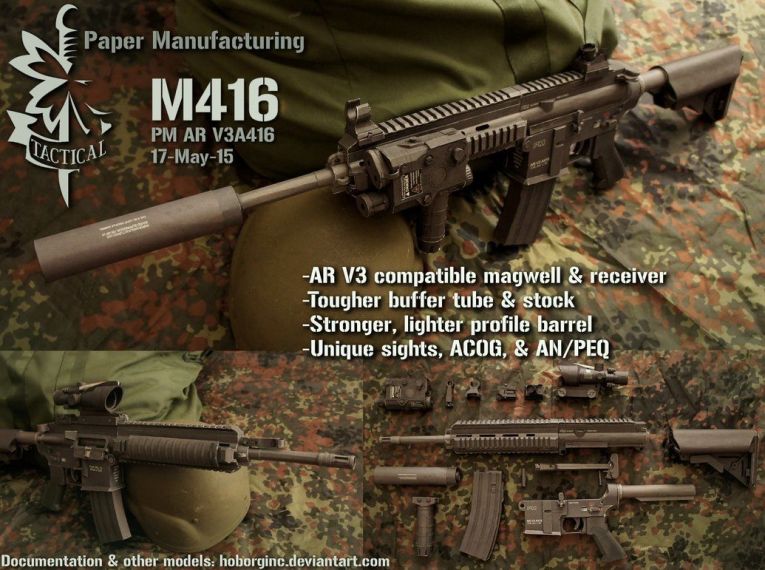 Автомат HK416