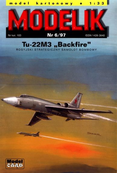 Modelik - 6/1997 - Бомбардировщик Ту-22М3