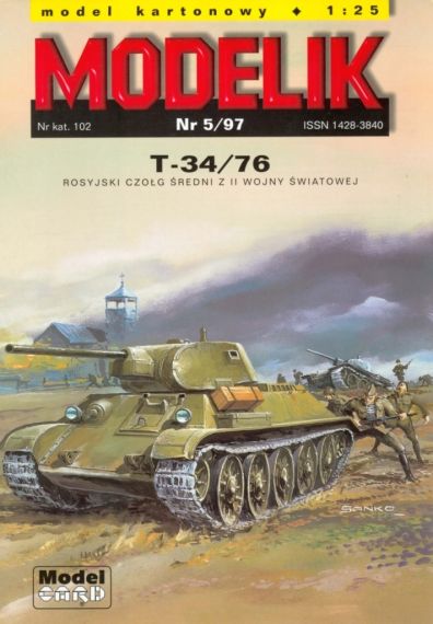 Modelik - 5/1997 - Танк Т-34-76