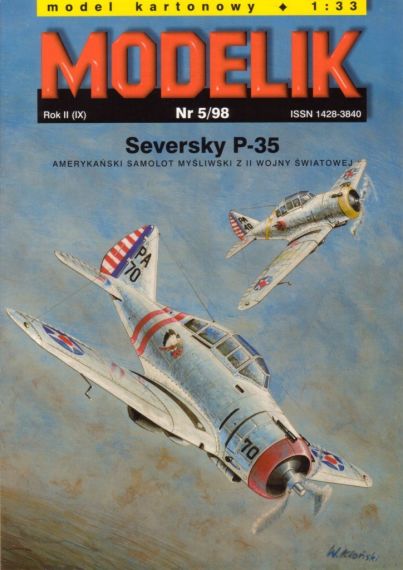Modelik - 5/1998 - Истребитель Seversky P-35