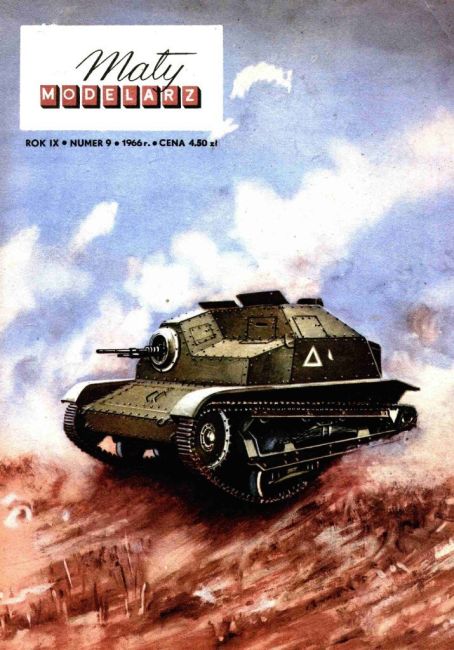 Журнал Maly Modelarz - 9/1966 - Безбашенный танк TKS