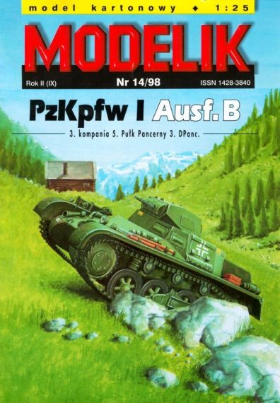 Modelik - 14/1998 - Танк PzKpfw I Ausf.B