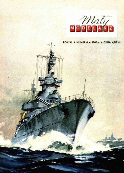 Maly Modelarz - 4/1968 - Крейсер Раймондо Монтекукколи