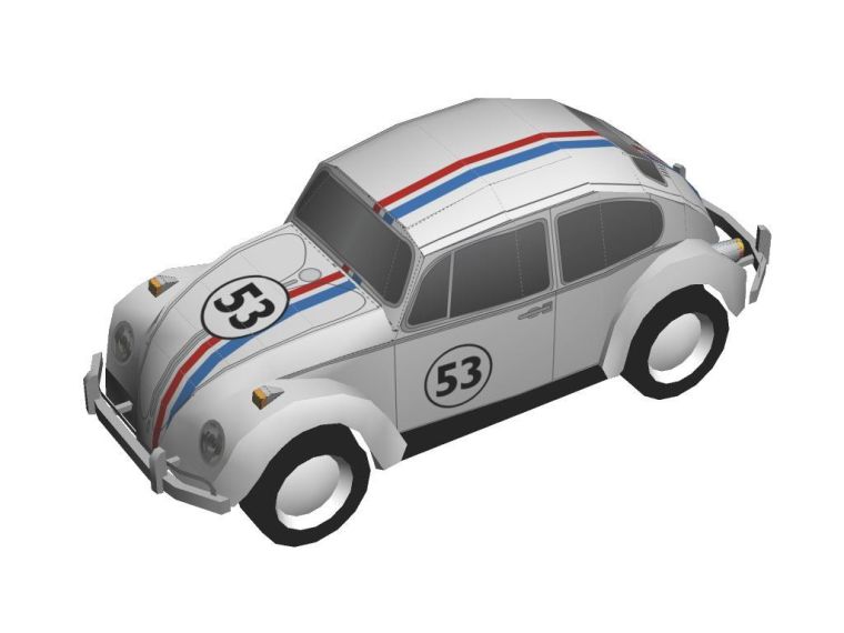 Автомобиль Volkswagen Жук / Херби (Сумасшедшие гонки)