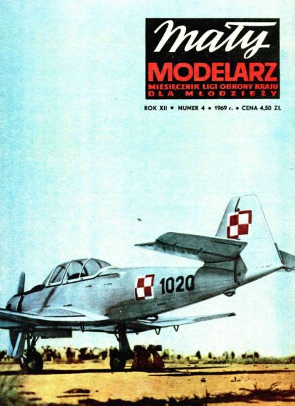 Maly Modelarz - 4/1969 - Учебно-тренировочный самолет TS-8 Bies
