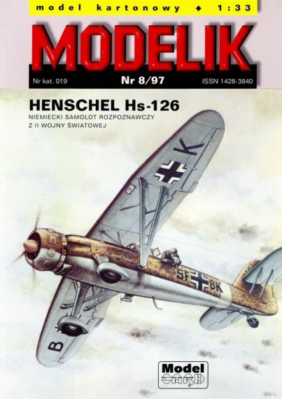Modelik - 8/1997 - Ближний разведчик и корректировщик Henschel Hs 126