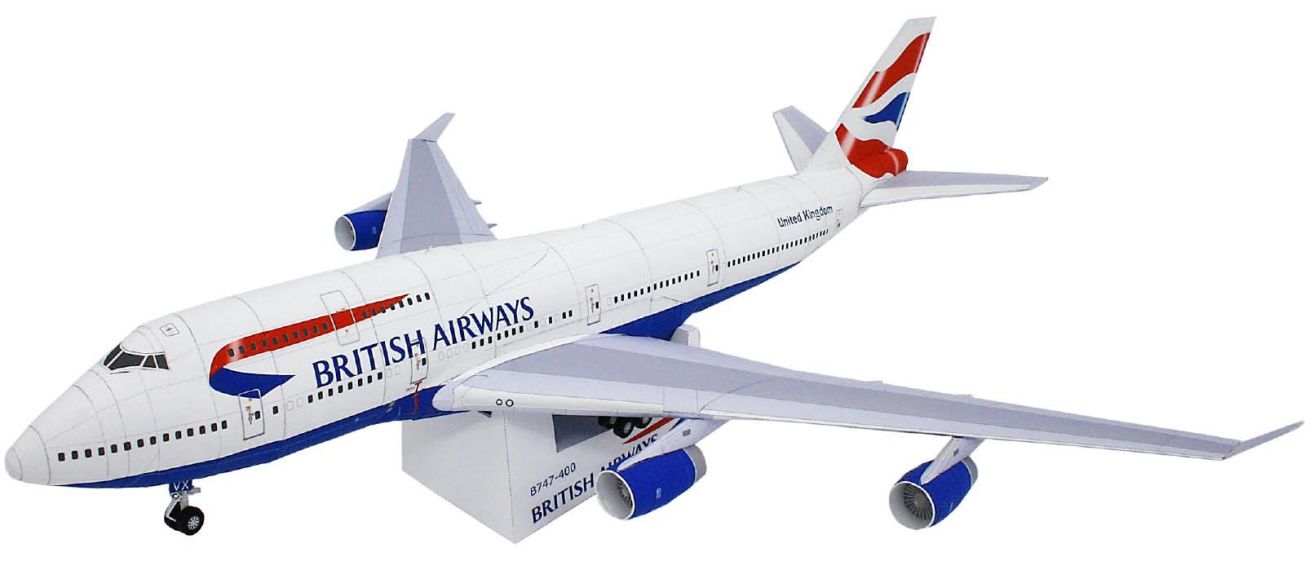 Авиалайнер Boeing 747-400 British Airways