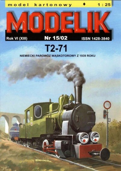 Modelik - 15/2002 - Паровоз Henschel T2-71