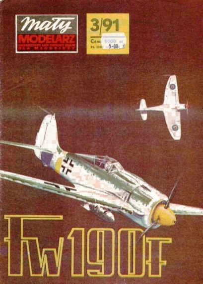 Maly Modelarz - 3/1991 - Истребитель Focke-Wulf Fw 190 Wurger
