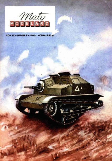 Журнал Maly Modelarz - 9/1966 - Безбашенный танк TKS
