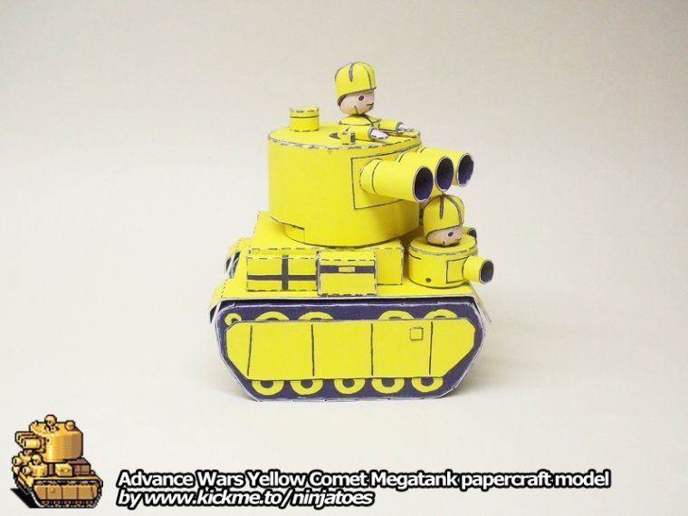 Танк Yellow Comet Megatank (Advance Wars)