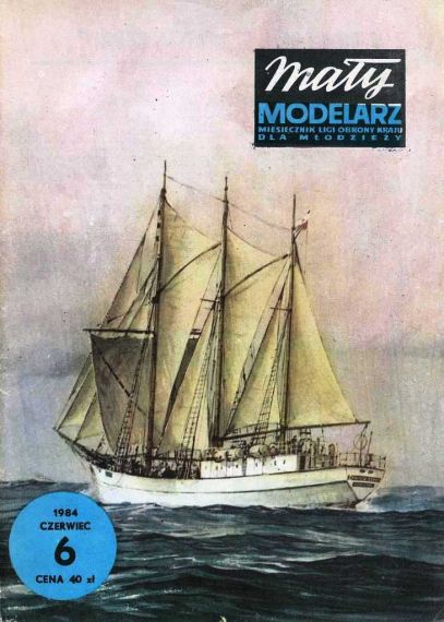Maly Modelarz - 6/1984 - Шхуна Zawisza Czarny