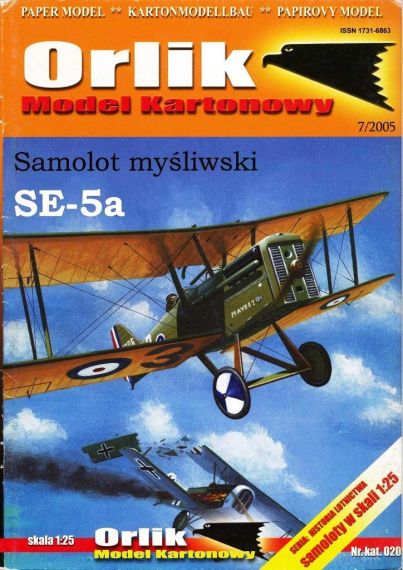 Orlik - 020 - Истребитель Royal Aircraft Factory S.E.5a