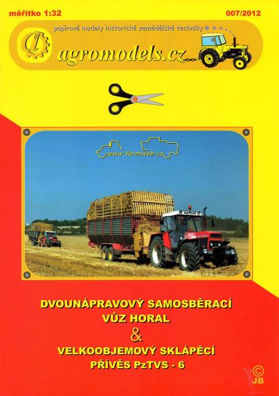 Agromodels - 07 - Двухосный прицеп Horal и прицеп PzTVS-6