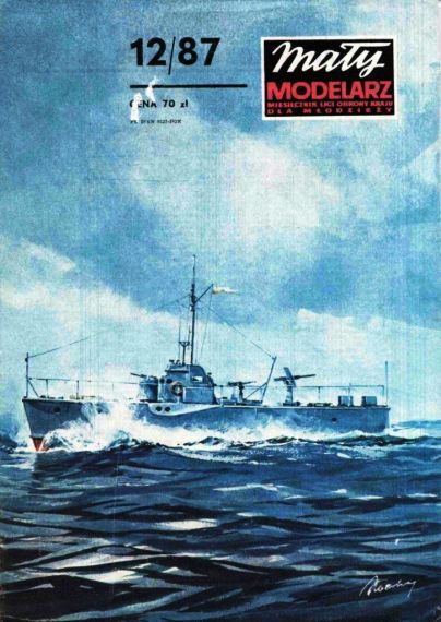 Maly Modelarz - 12/1987 - Патрульный катер ORP S-2 Wilczur