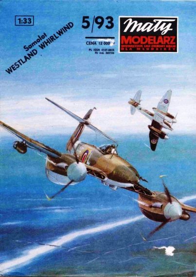 Maly Modelarz - 5/1993 - Истребитель Westland Whirlwind