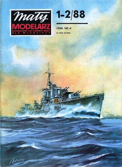 Maly Modelarz - 1-2/1988 - Эсминец ORP Piorun