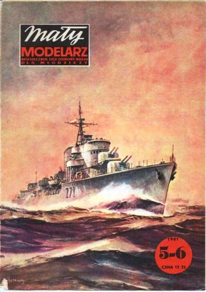 Maly Modelarz - 5-6/1981 - Эсминец ORP Blyskawica