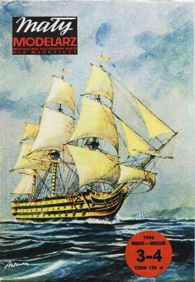 Maly Modelarz - 3-4/1986 - Линейный корабль HMS Victory