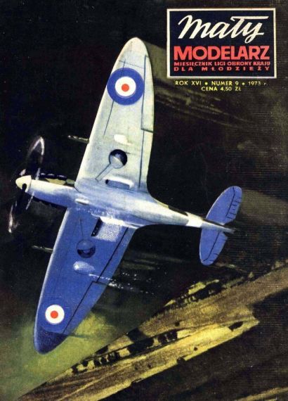 Maly Modelarz - 9/1973 - Истребитель Supermarine Spitfire Mk.VB