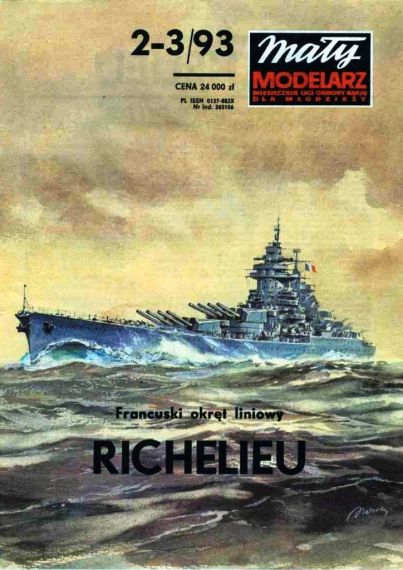 Maly Modelarz - 2-3/1993 - Линейный корабль Ришелье