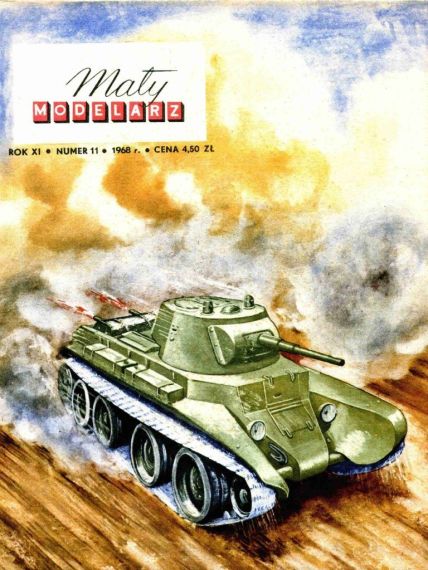 Maly Modelarz - 11/1968 - Танк БТ-7