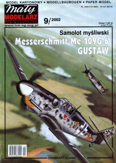 Maly Modelarz - 9/2002 - Истребитель Messerschmitt Bf.109G-6