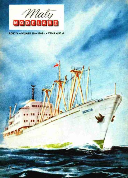 Maly Modelarz - 10/1961 - Сухогруз Крыница и буксир Титан