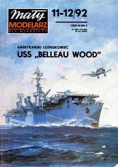 Maly Modelarz - 11-12/1992 - Авианосец USS Belleau Wood