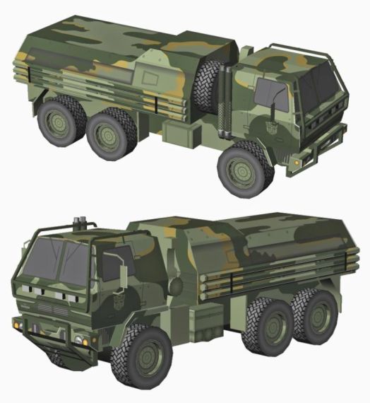 Тактический грузовик Oshkosh FMTV 6x6 (Трансформеры)