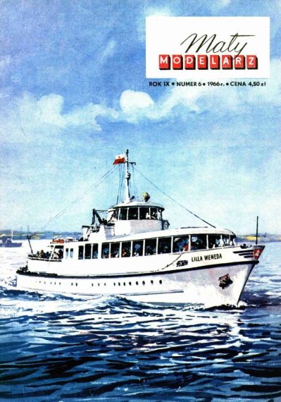 Maly Modelarz - 6/1966 - Пассажирское судно Lilla Weneda