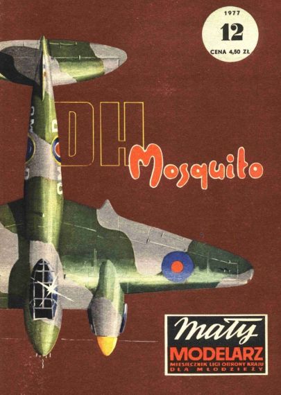 Maly Modelarz - 12/1977 - Бомбардировщик De Havilland Mosquito