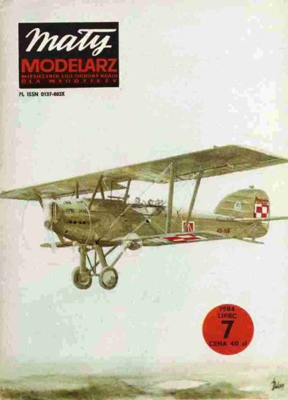 Maly Modelarz - 7/1984 - Наблюдательный самолет Potez 25 A2