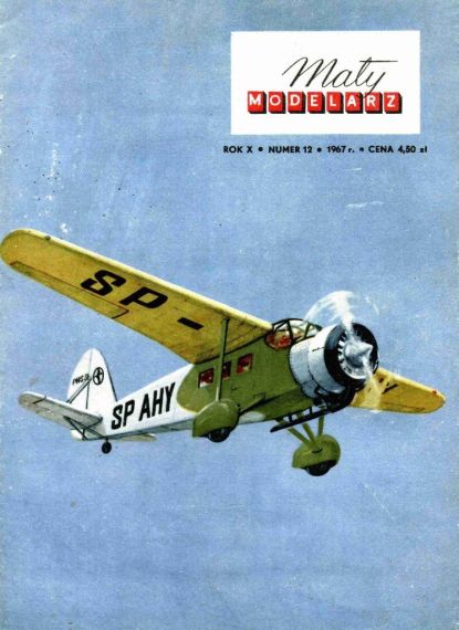 Maly Modelarz - 12/1967 - Транспортный самолет PWS-54