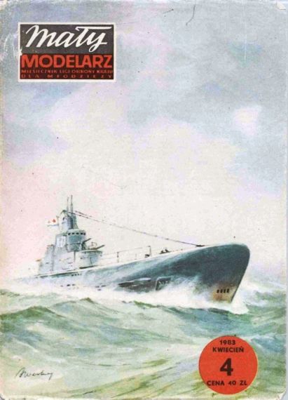 Maly Modelarz - 4/1983 - Подводная лодка К-21