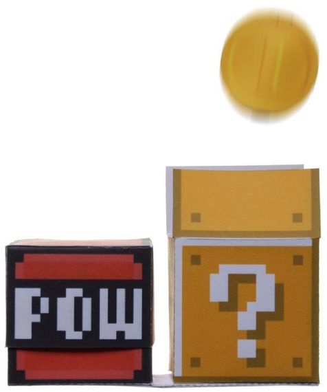 POW блок с монетой (Super Mario)