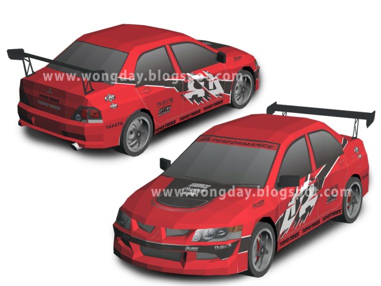 Автомобиль Mitsubishi Evo IX (Тройной форсаж: Токийский дрифт)
