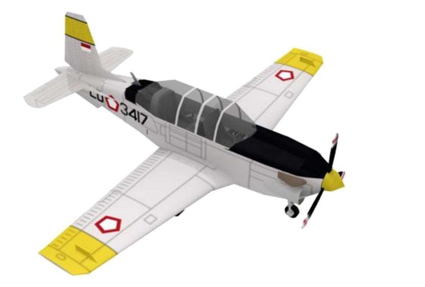 Самолет Beechcraft T-34 Mentor