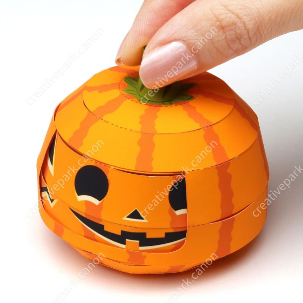 Бумажная модель Мини-светильник Джека на Хэллоуин