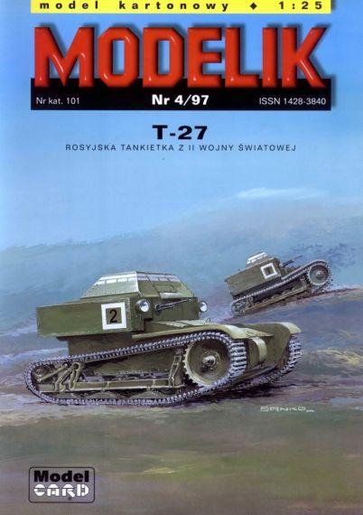 Modelik - 4/1997 - Танкетка Т-27