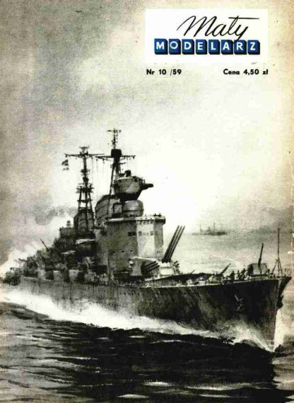 Maly Modelarz - 10/1959 - Крейсер Tre Kronor