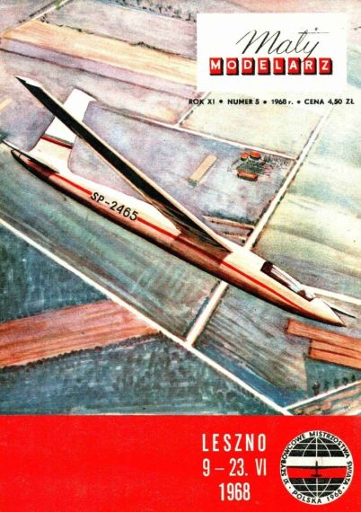 Maly Modelarz - 5/1968 - Планер SZD-31 Zefir 4